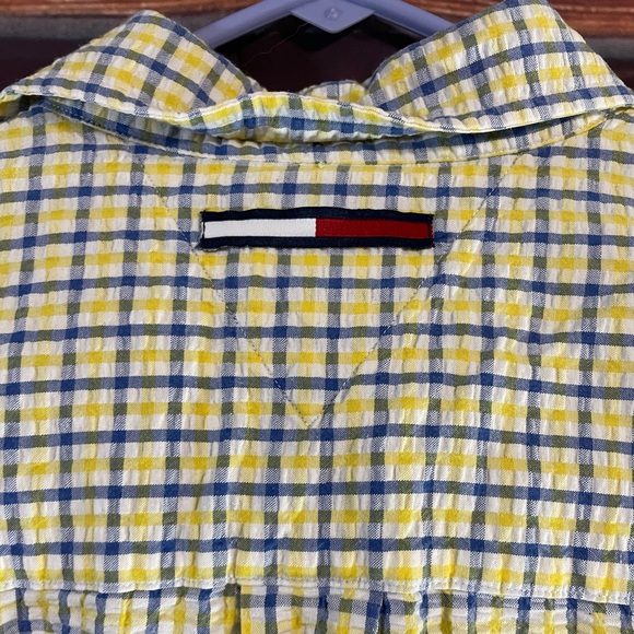 Tommy Hilfiger Button Down Plaid Shirt - Picture 6 of 6